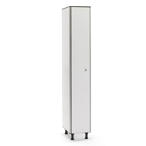 [039814] Ropero fenólico de 1 puerta - Dim. 300x501x1909h mm - Gris claro