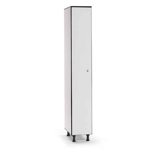[039820] Ropero fenólico de 1 puerta - Dim. 300x494x1905h mm - Gris claro