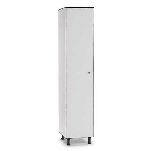[039822] Ropero fenólico de 1 puerta - Dim. 400x494x1905h mm - Gris claro